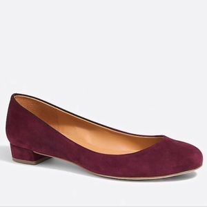 J.Crew suede flats